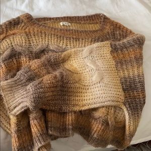 Cropped Brown Sweater